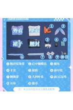 1/3 Delusion Honkai Star Rail March 7th Cosplay Costume